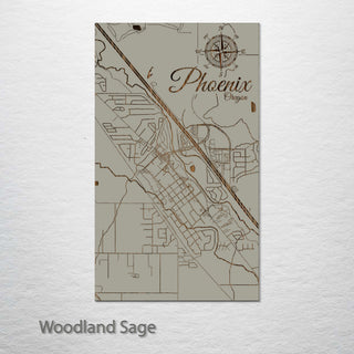 Phoenix, Oregon Street Map
