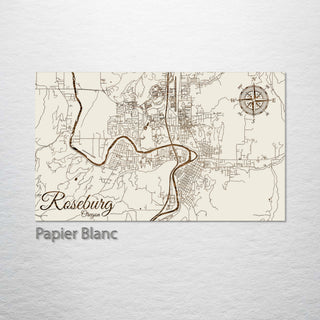 Roseburg, Oregon Street Map