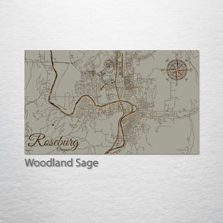 Roseburg, Oregon Street Map