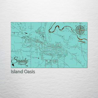 Sandy, Oregon Street Map