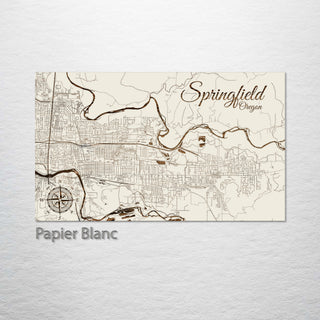 Springfield, Oregon Street Map