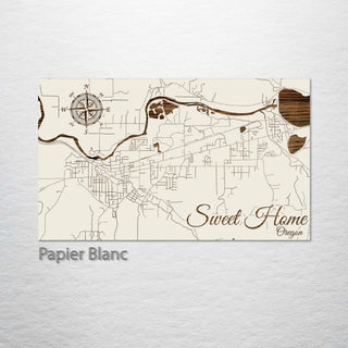 Sweet Home, Oregon Street Map