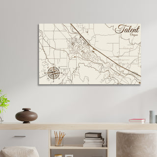Talent, Oregon Street Map