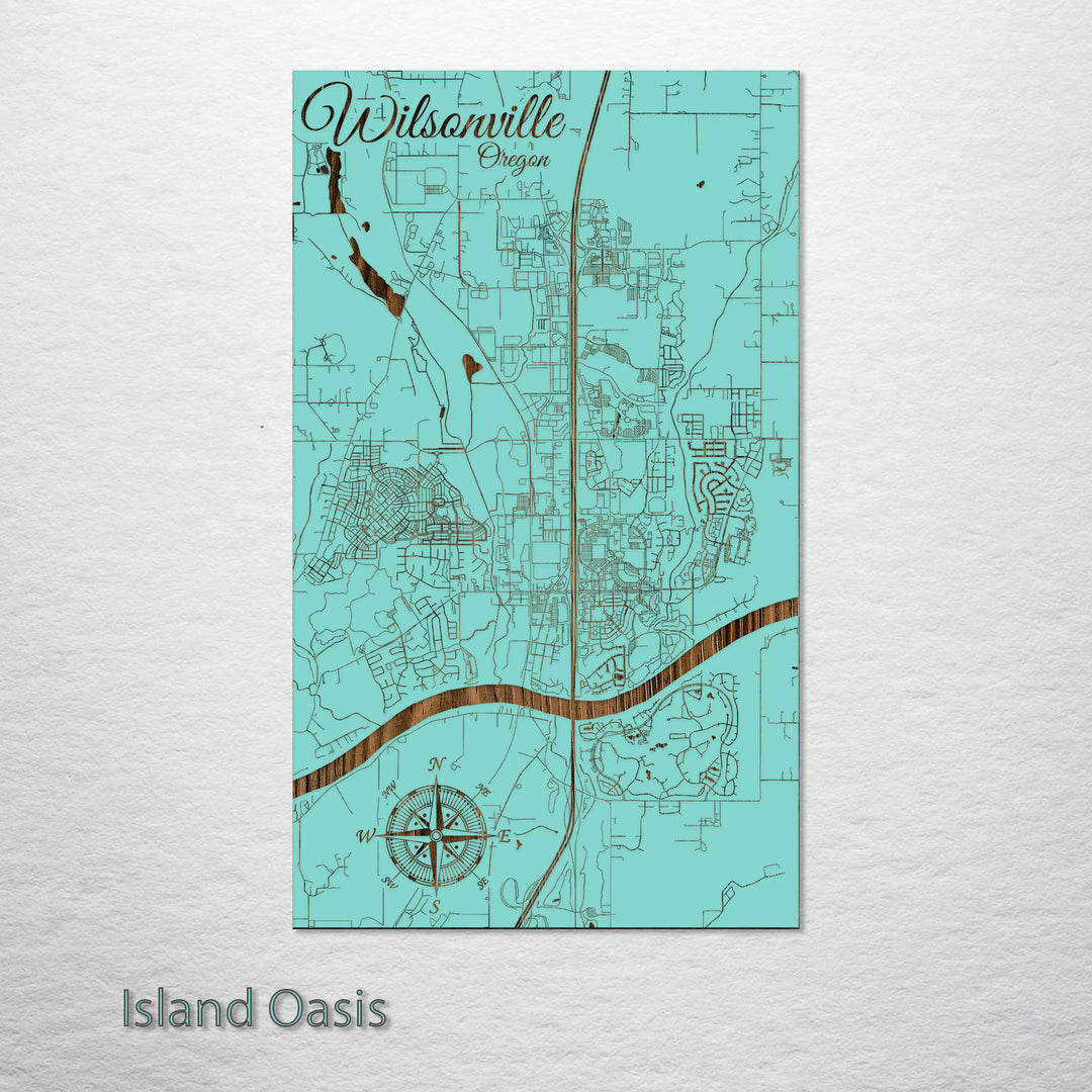 Wilsonville, Oregon Street Map