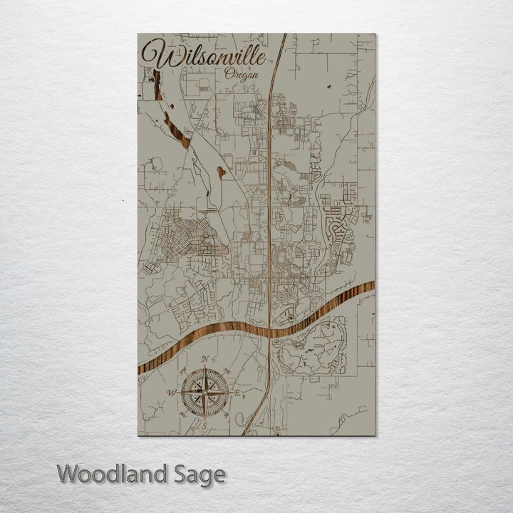 Wilsonville, Oregon Street Map