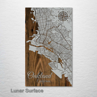 Oakland, California Street Map - Fire & Pine