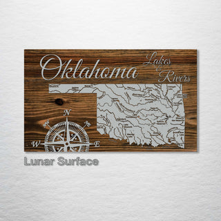Oklahoma Lakes & Rivers - Fire & Pine