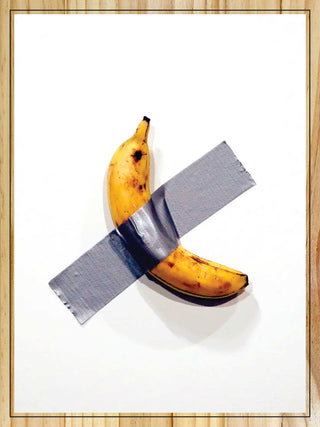 Banana Duct Taped to a Wall