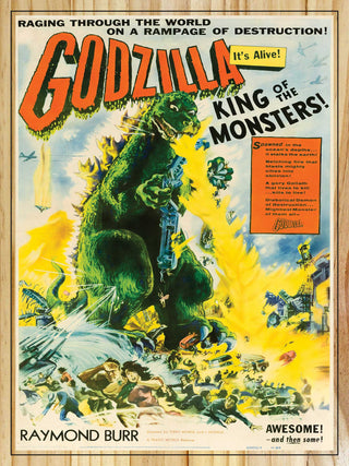 Godzilla 1956 Vintage Movie Poster