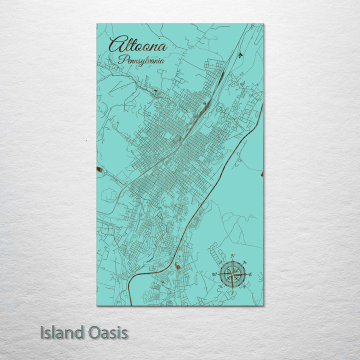Altoona, Pennsylvania Street Map