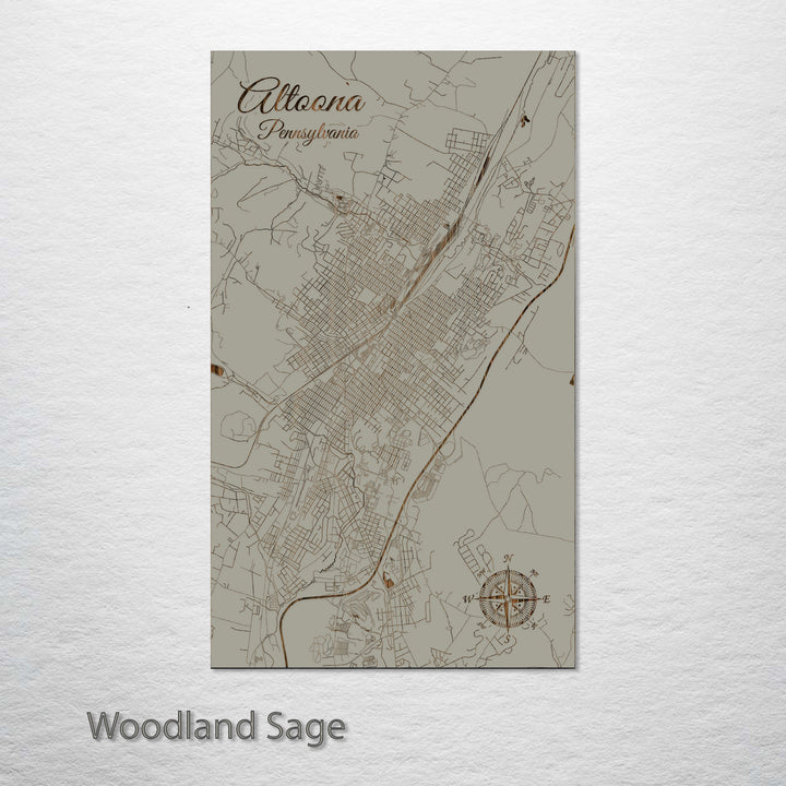 Altoona, Pennsylvania Street Map