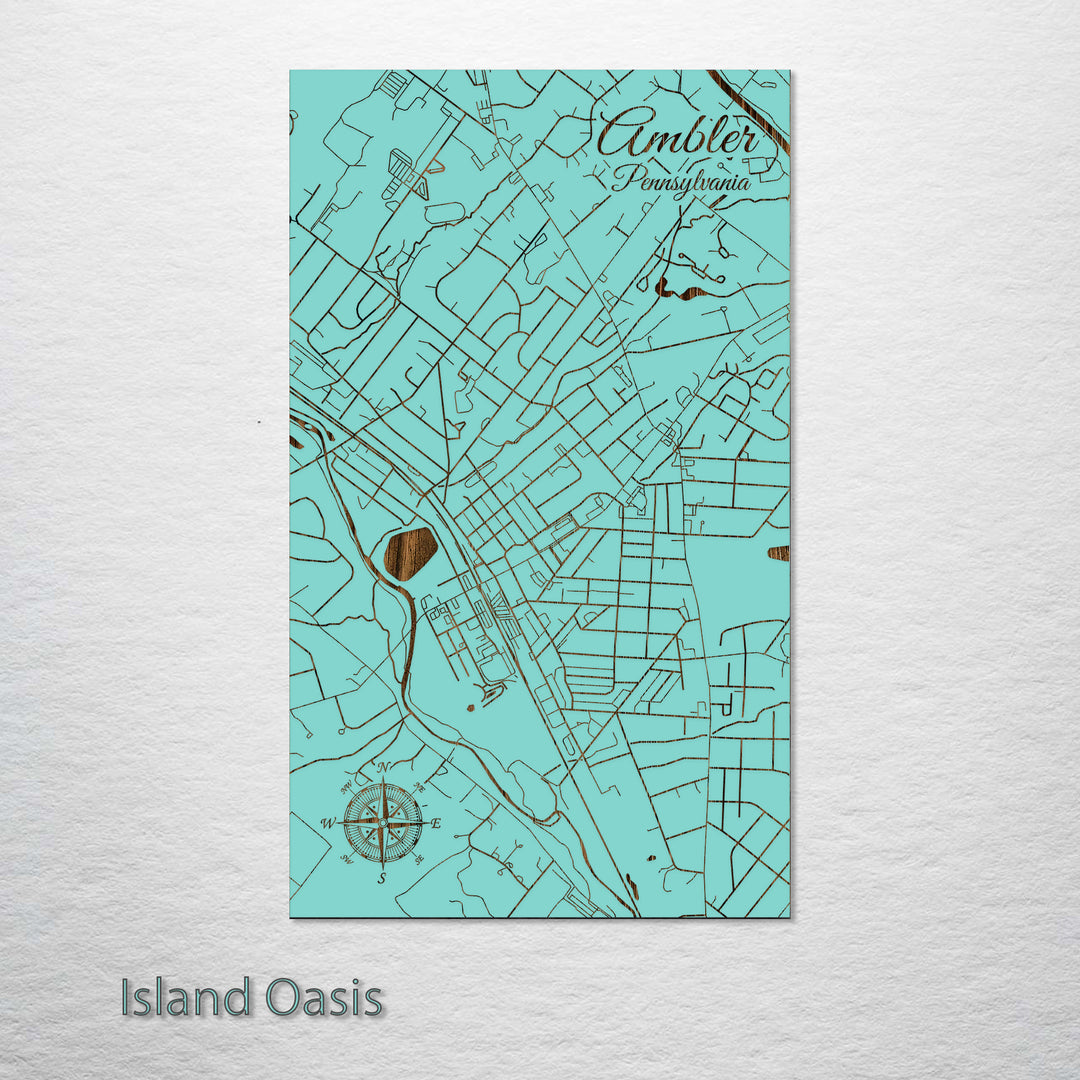 Ambler, Pennsylvania Street Map