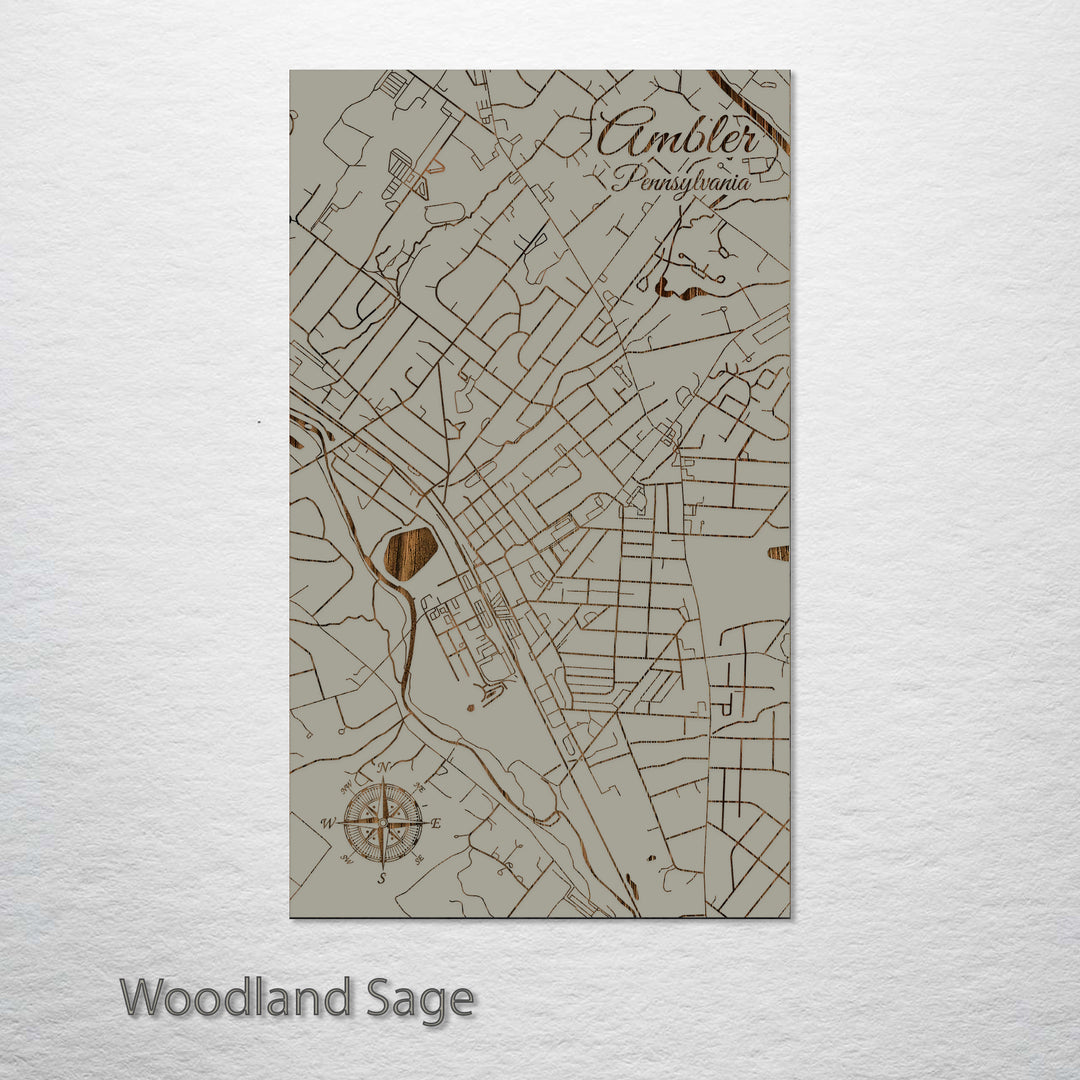 Ambler, Pennsylvania Street Map