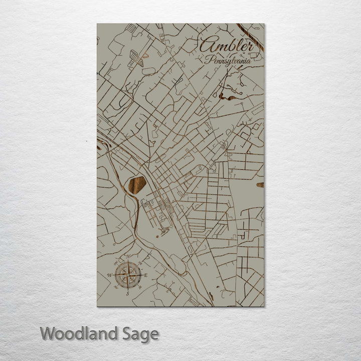 Ambler, Pennsylvania Street Map