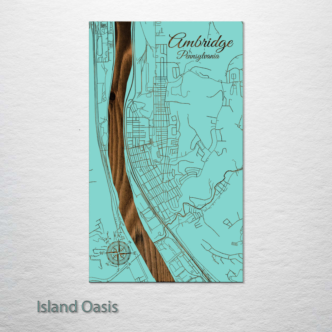 Ambridge, Pennsylvania Street Map