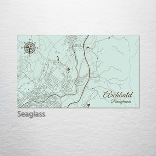 Archbald, Pennsylvania Street Map