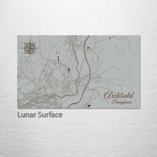 Archbald, Pennsylvania Street Map