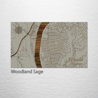 Arnold, Pennsylvania Street Map