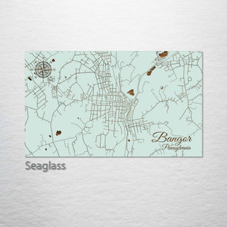Bangor, Pennsylvania Street Map
