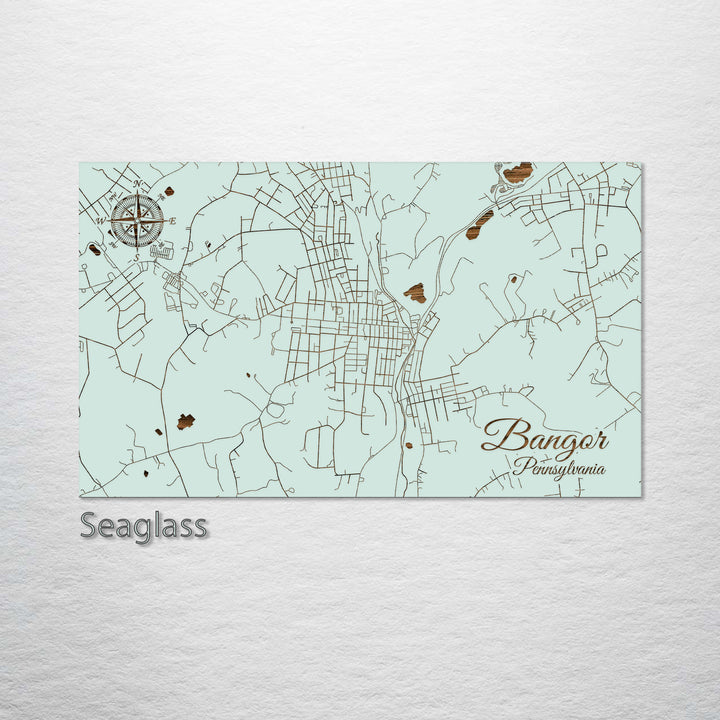 Bangor, Pennsylvania Street Map