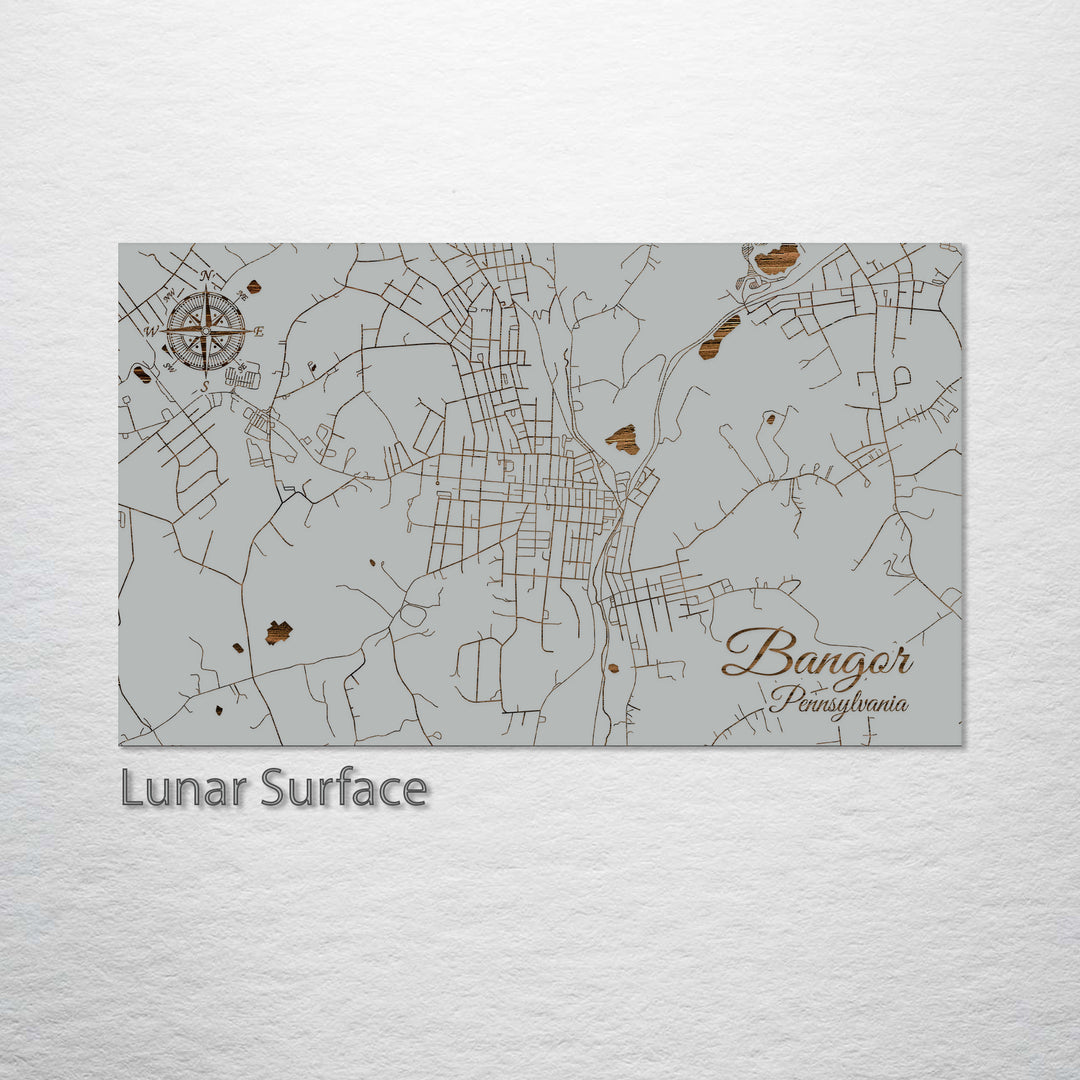 Bangor, Pennsylvania Street Map