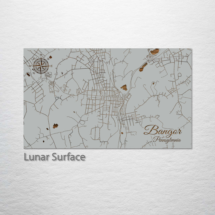 Bangor, Pennsylvania Street Map