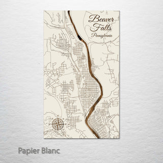 Beaver Falls, Pennsylvania Street Map