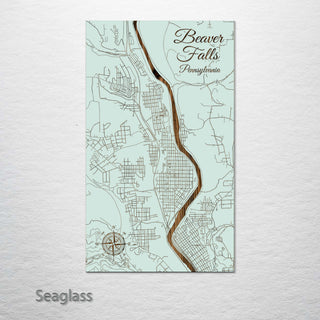 Beaver Falls, Pennsylvania Street Map