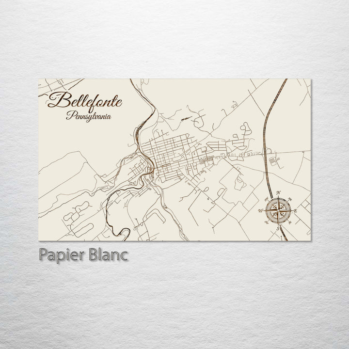 Bellefonte, Pennsylvania Street Map