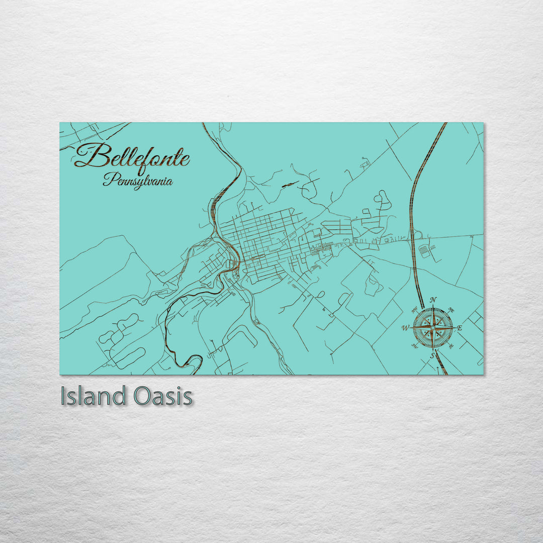 Bellefonte, Pennsylvania Street Map
