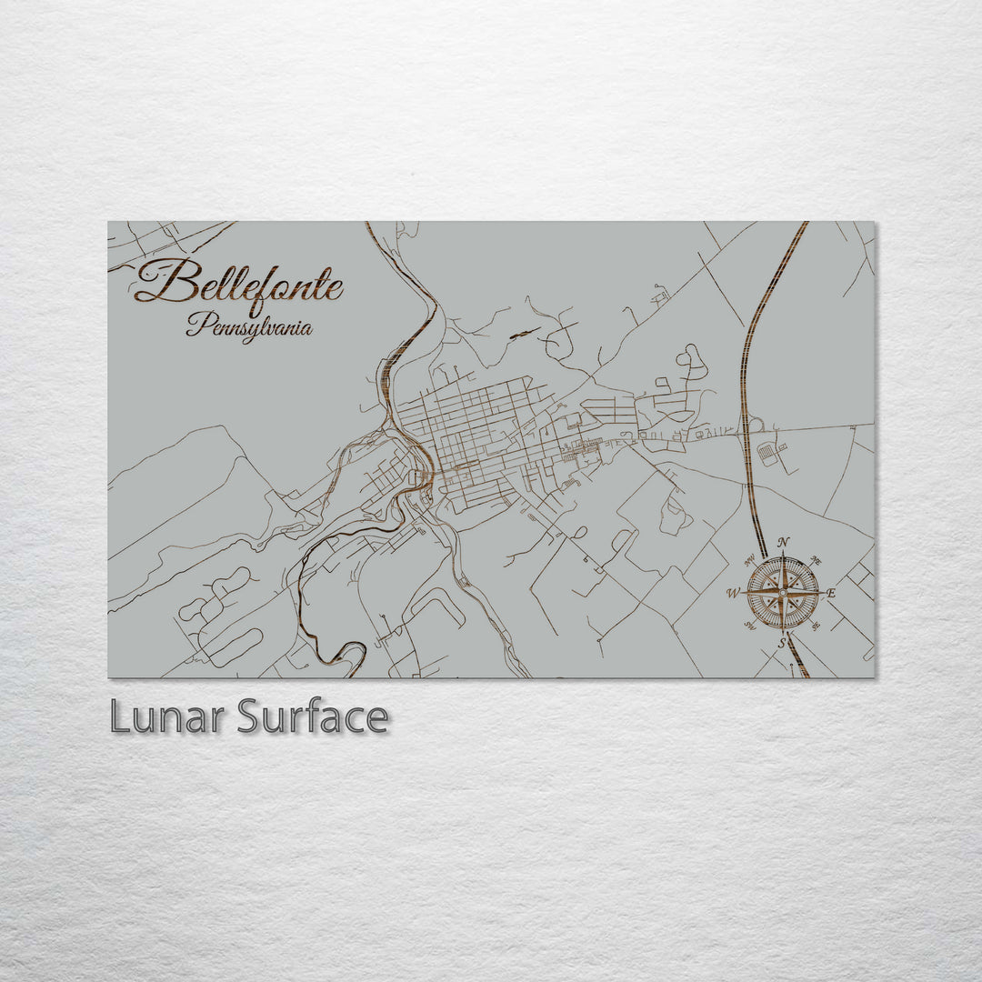 Bellefonte, Pennsylvania Street Map