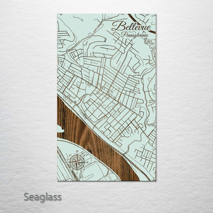 Bellevue, Pennsylvania Street Map