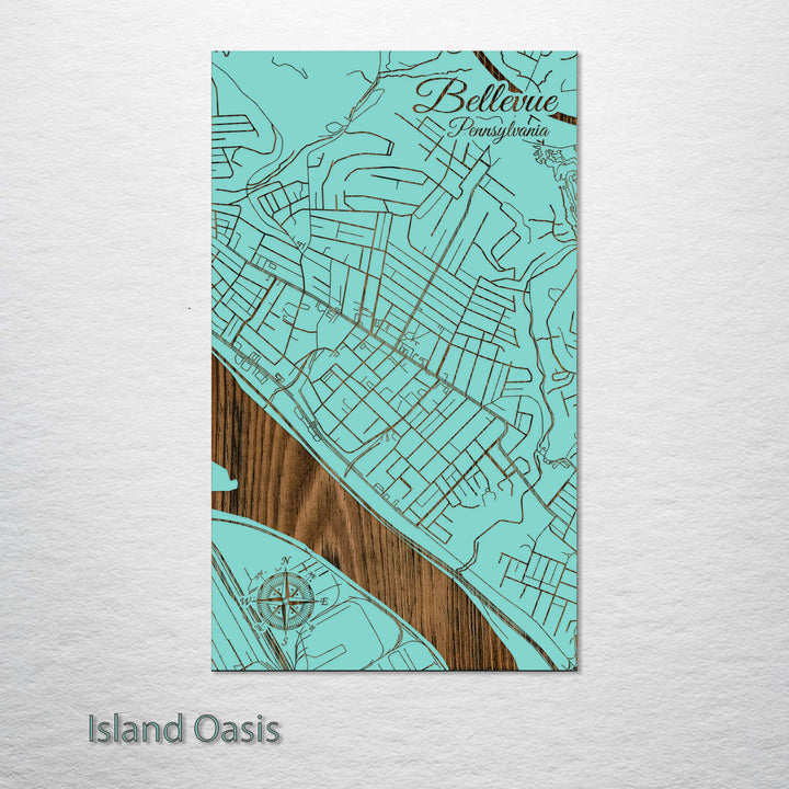 Bellevue, Pennsylvania Street Map