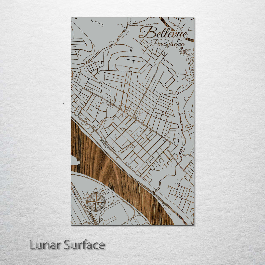 Bellevue, Pennsylvania Street Map