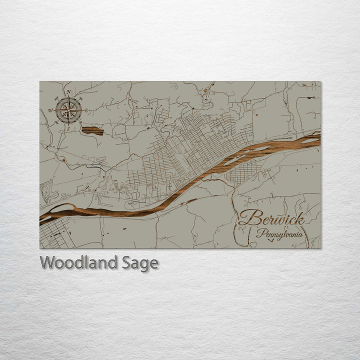 Berwick, Pennsylvania Street Map