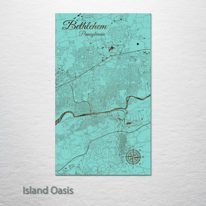 Bethlehem, Pennsylvania Street Map
