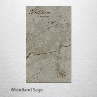Bethlehem, Pennsylvania Street Map