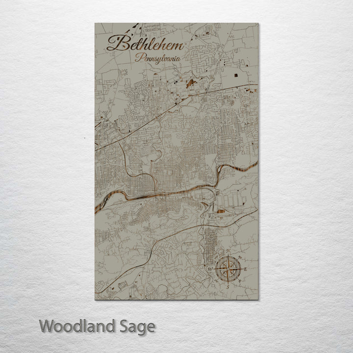 Bethlehem, Pennsylvania Street Map