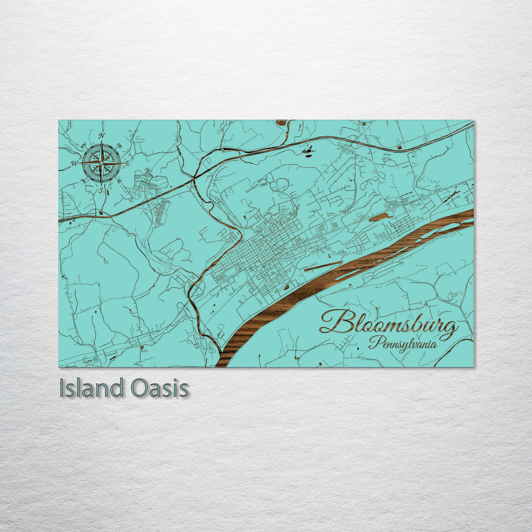 Bloomsburg, Pennsylvania Street Map