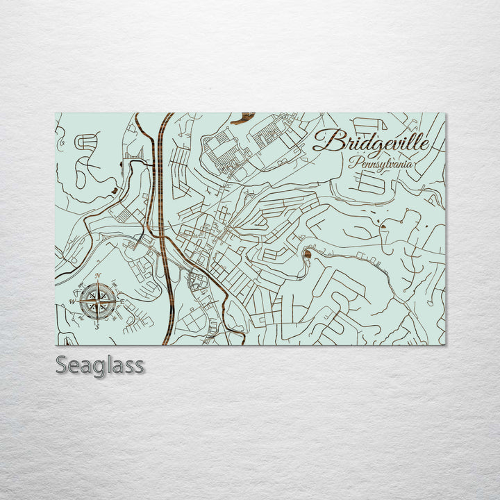 Bridgeville, Pennsylvania Street Map