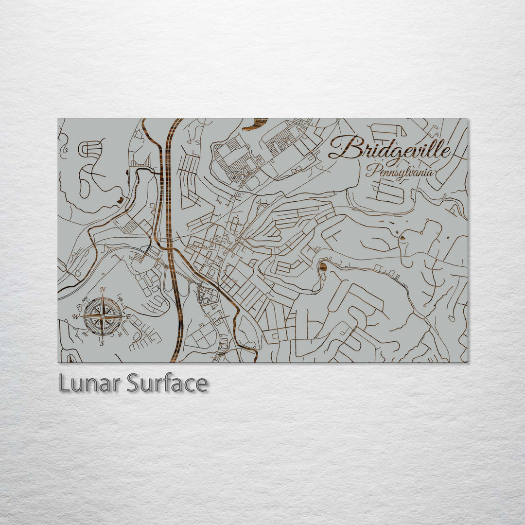 Bridgeville, Pennsylvania Street Map