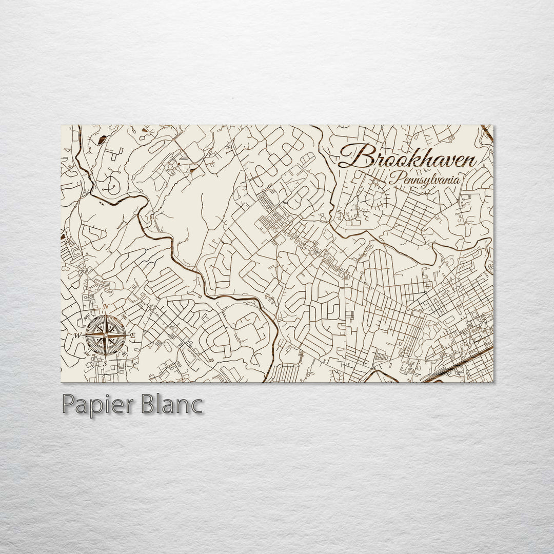 Brookhaven, Pennsylvania Street Map