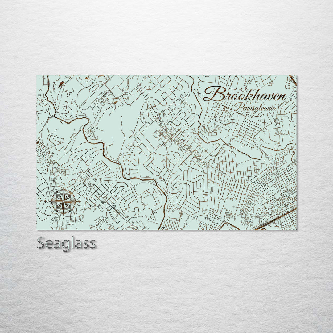 Brookhaven, Pennsylvania Street Map