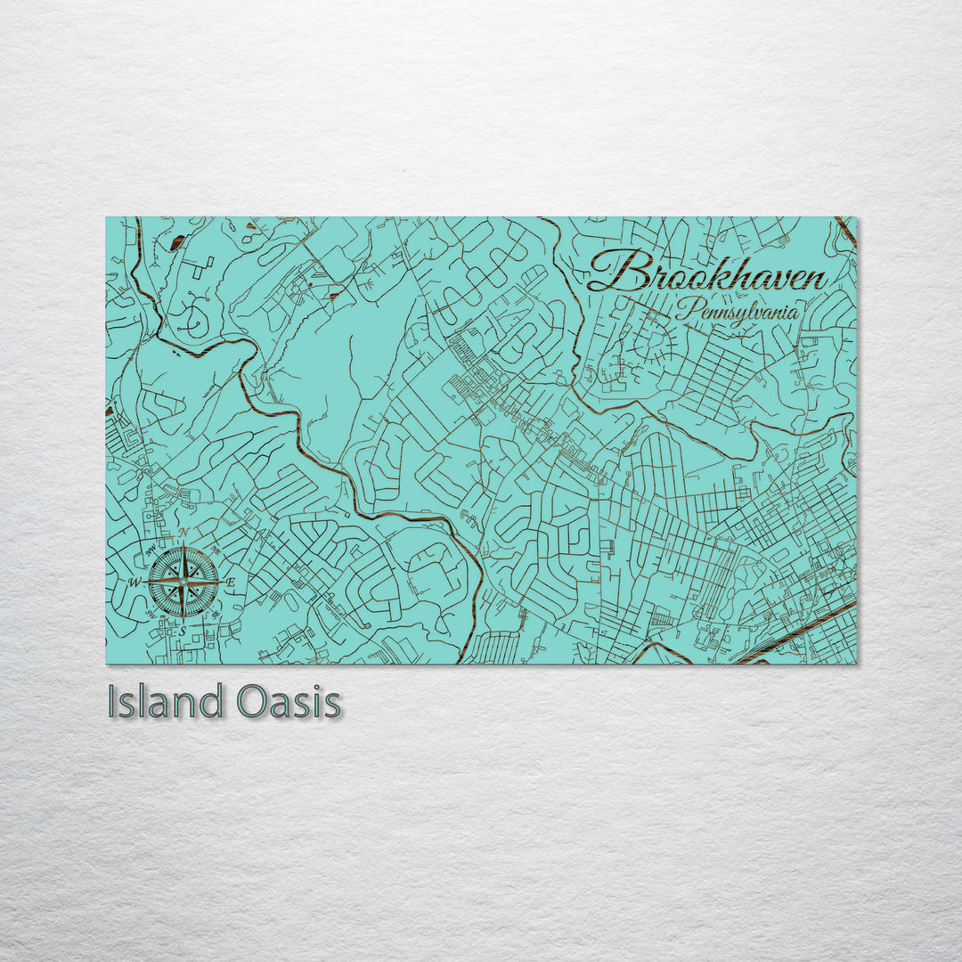 Brookhaven, Pennsylvania Street Map