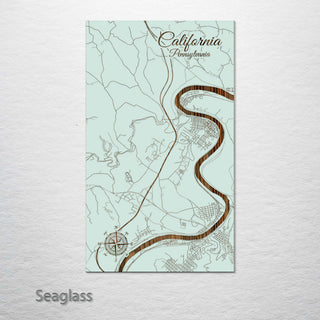 California, Pennsylvania Street Map
