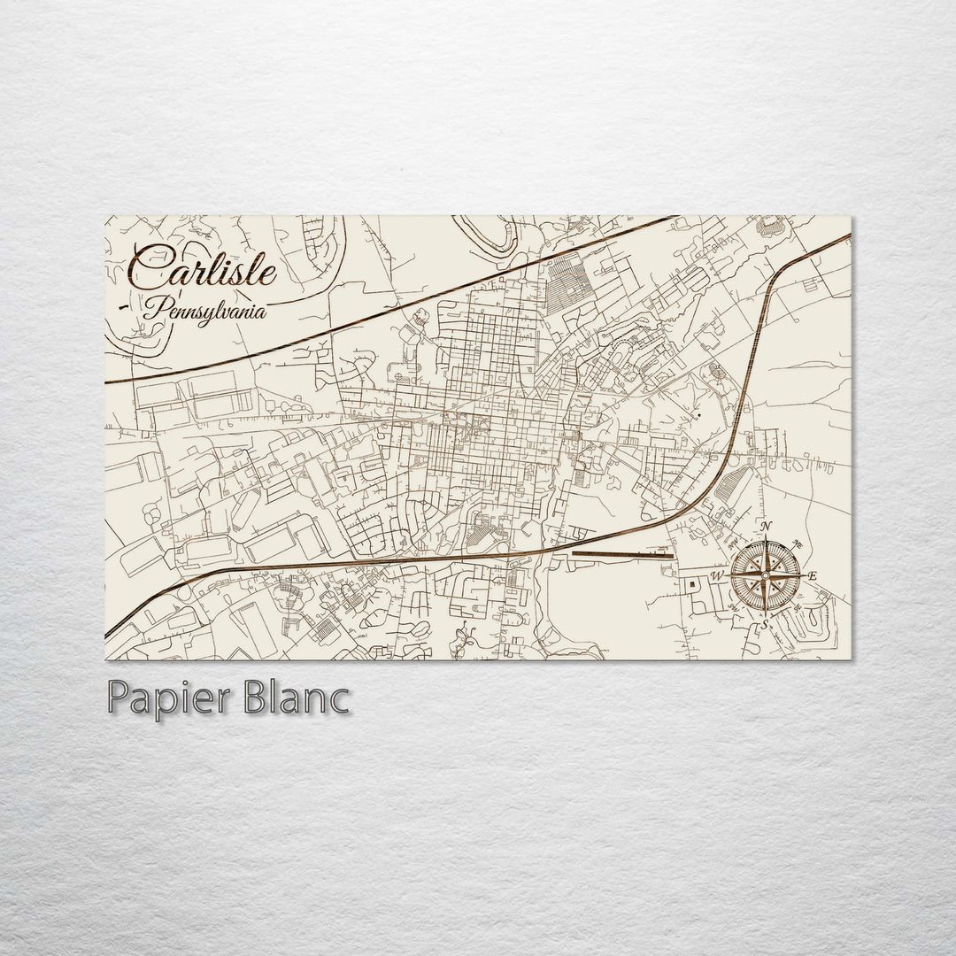 Carlisle, Pennsylvania Street Map