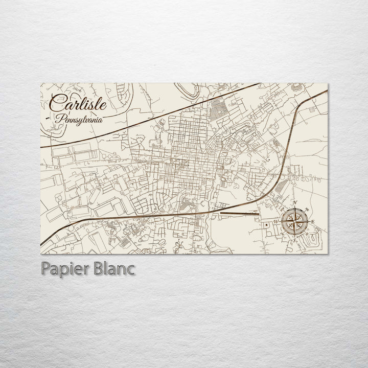 Carlisle, Pennsylvania Street Map