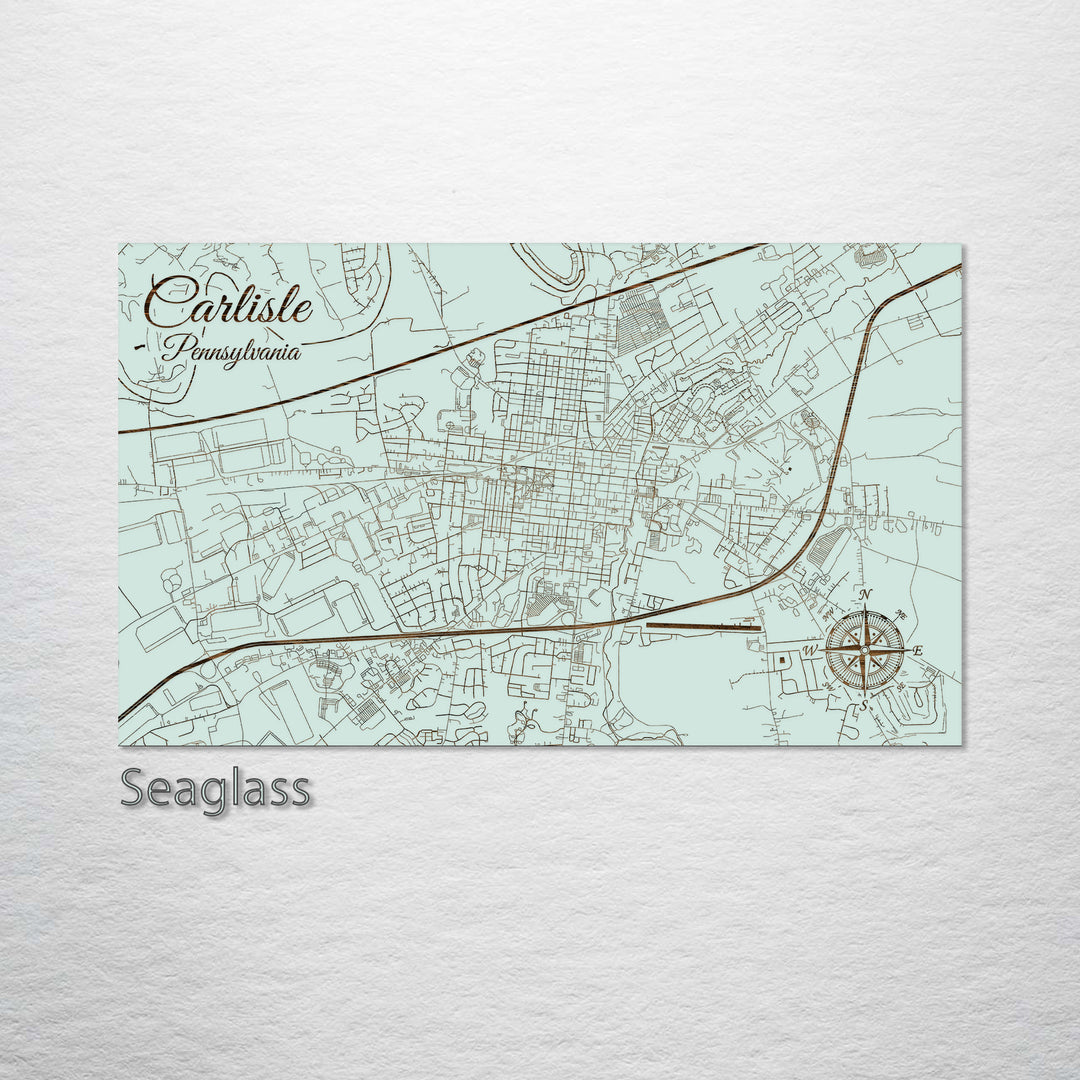 Carlisle, Pennsylvania Street Map