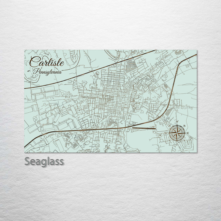 Carlisle, Pennsylvania Street Map