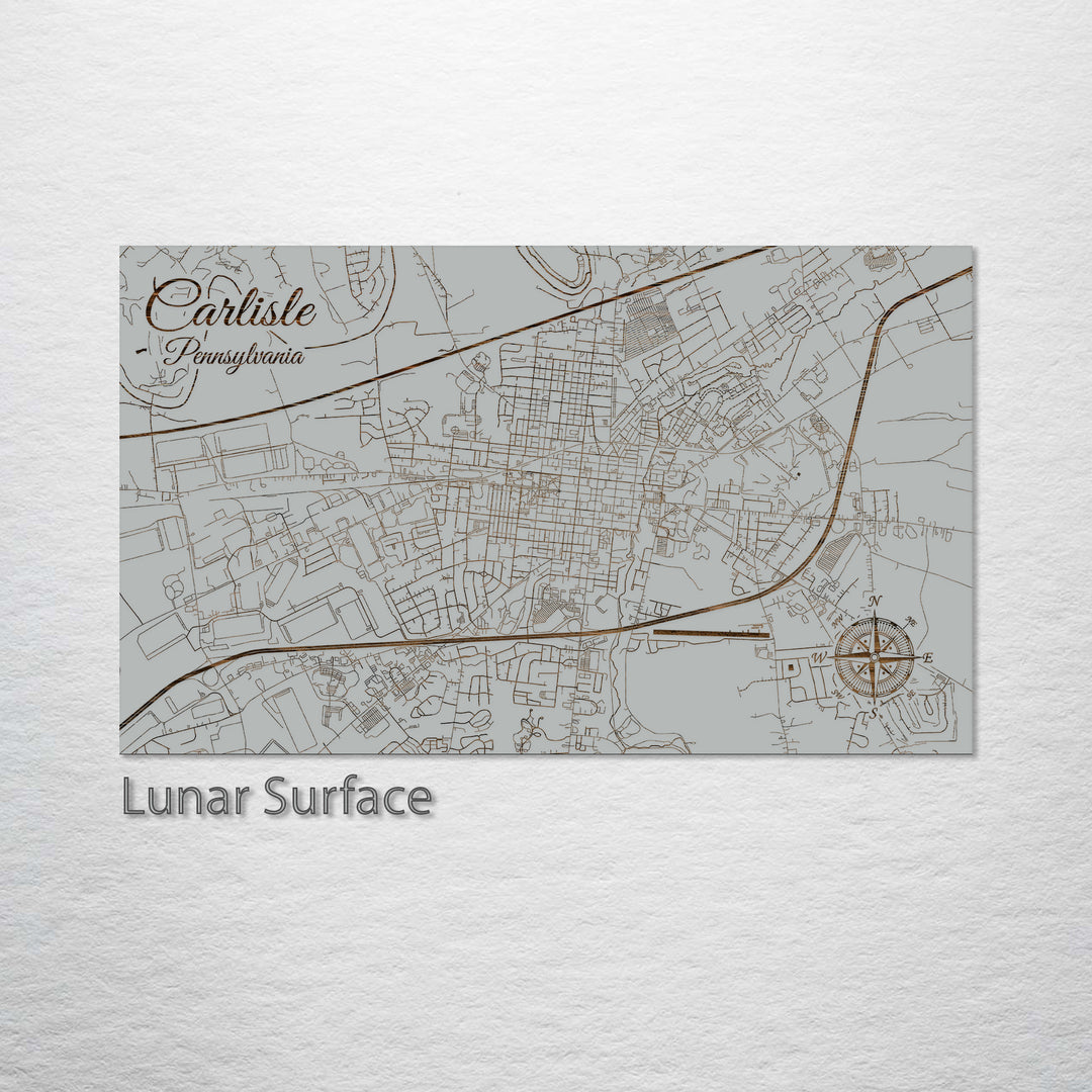 Carlisle, Pennsylvania Street Map